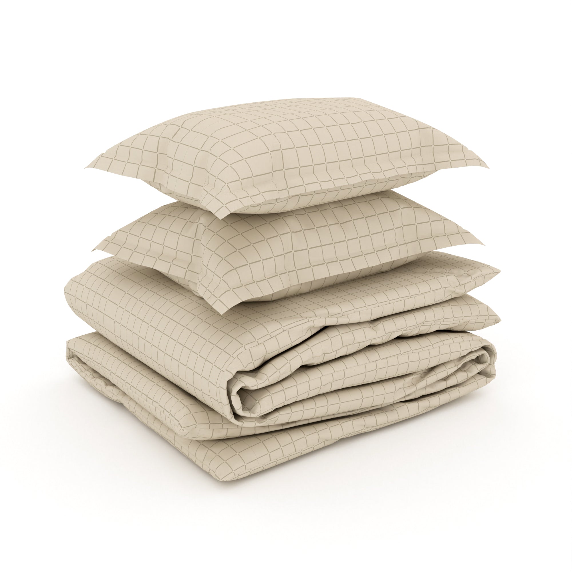 Printed Duvet Cover 3 Piece Set - Cotton