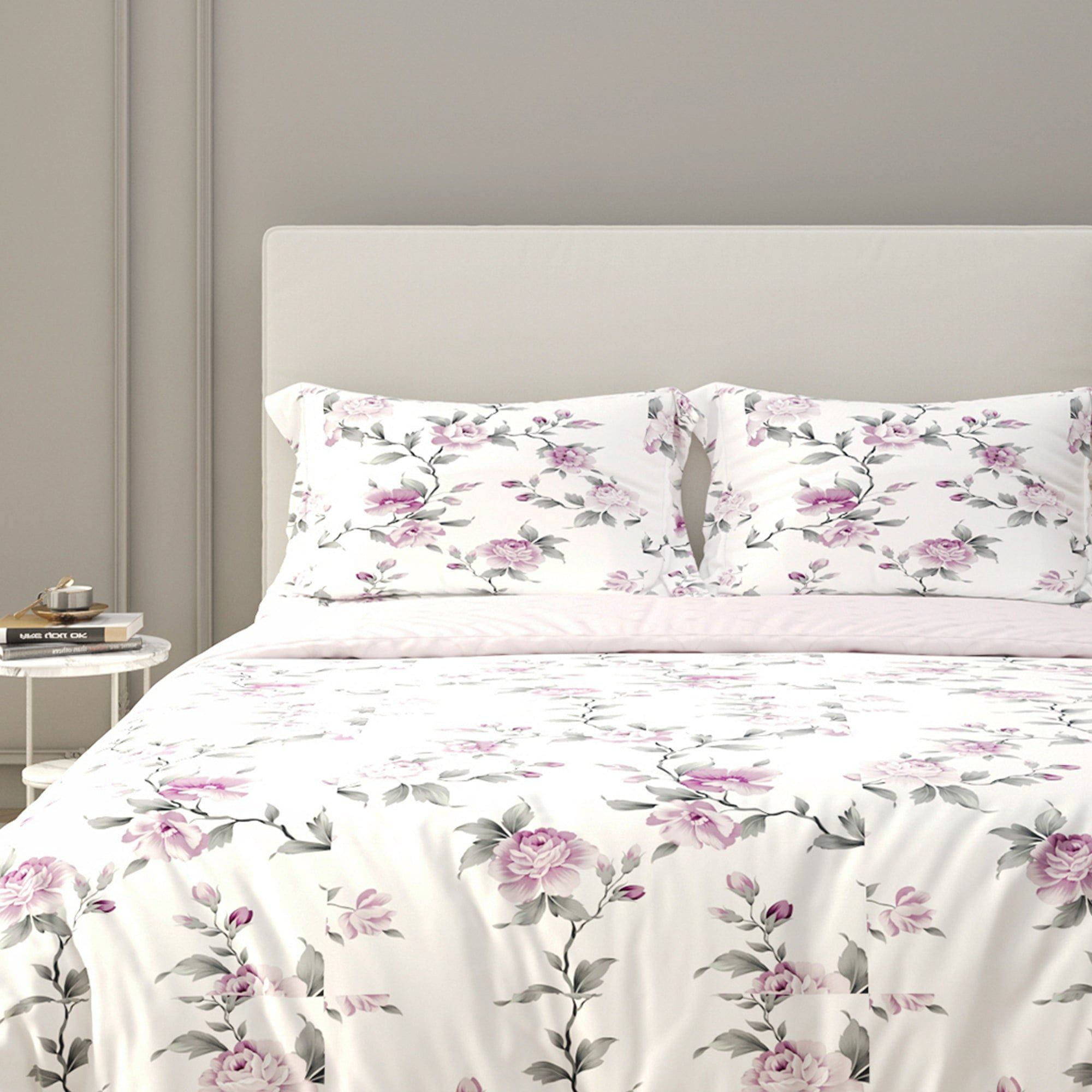 Printed Duvet Cover 3 Piece Set - Cotton