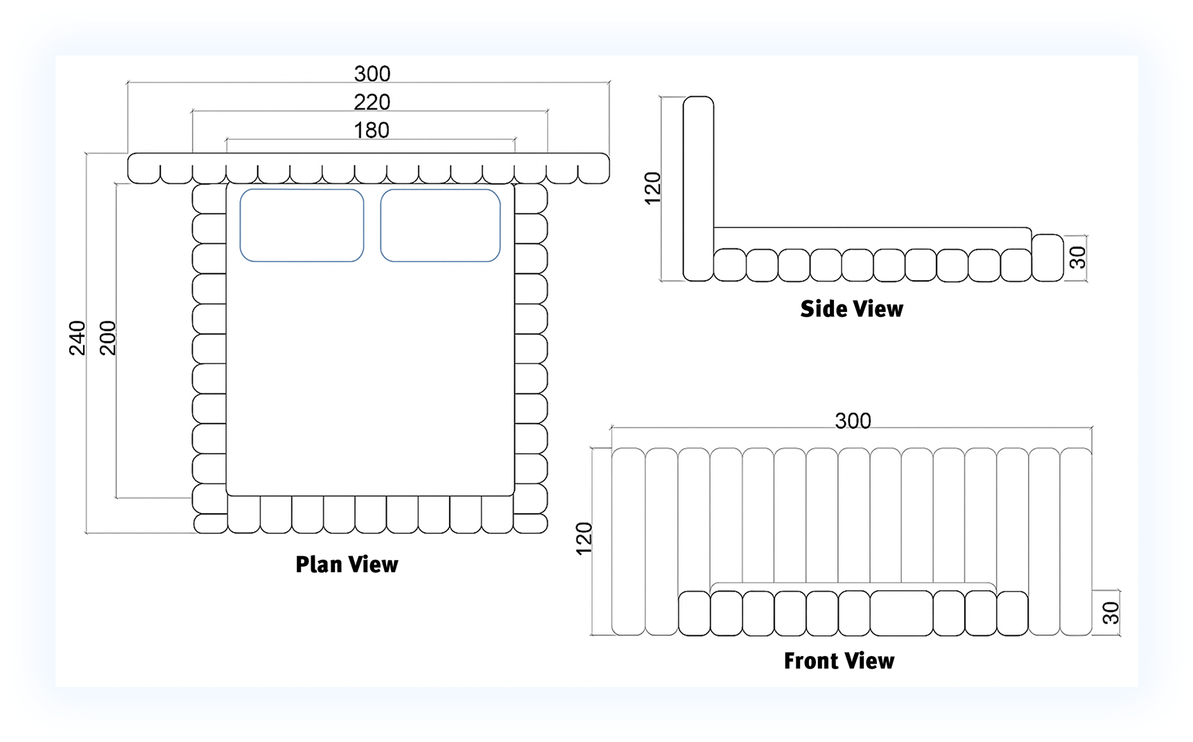 Amara Bed Frame - 