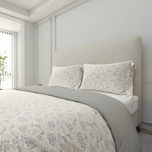 Printed Duvet Cover 3 Piece Set - Cotton