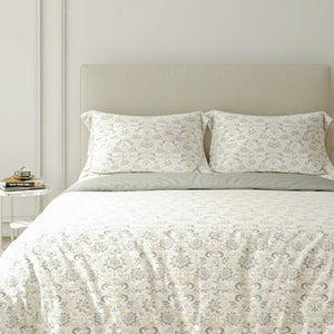 Printed Duvet Cover 3 Piece Set - Cotton