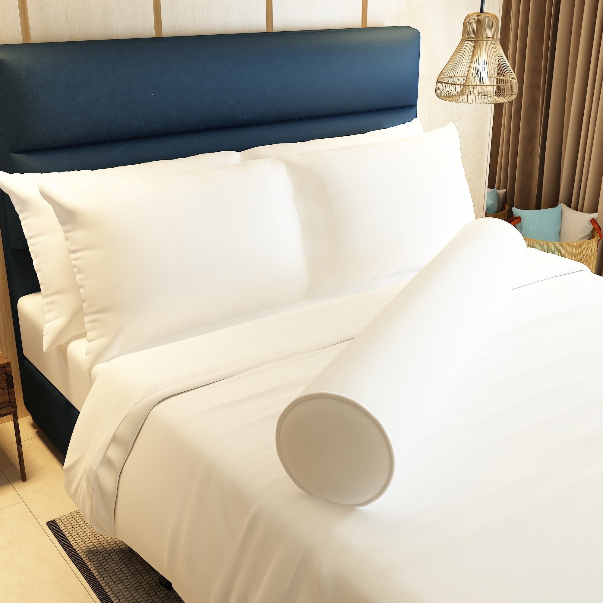 Bamboo Bolster Pillow Case Silentnight Arabia - Main Image