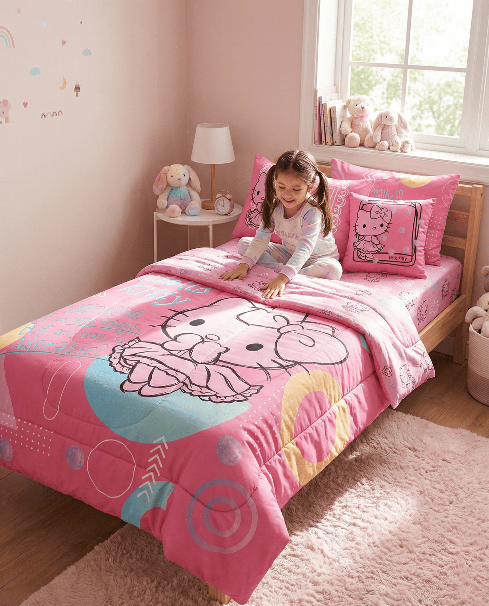 Hello Kitty 5 - piece Comforter Set - Comforter