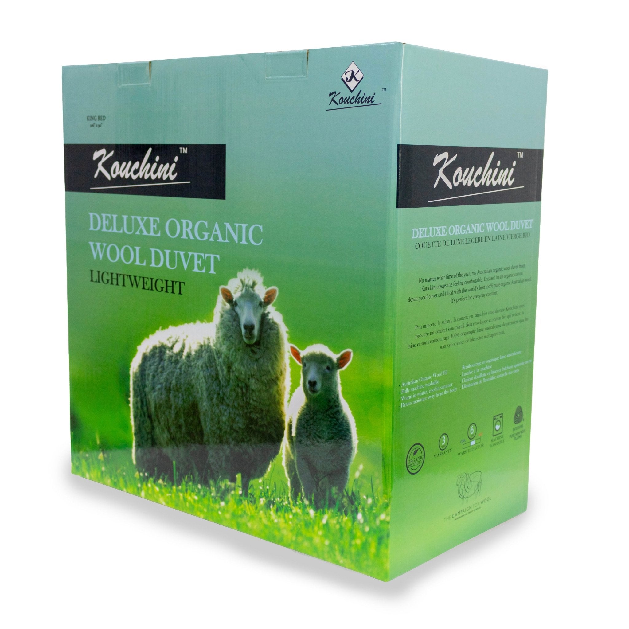 Kouchini Organic Light Wool Duvet - Duvets