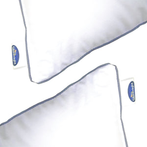 Luxury Micro Fibre Pillow w/ Silver Piping - Pillow