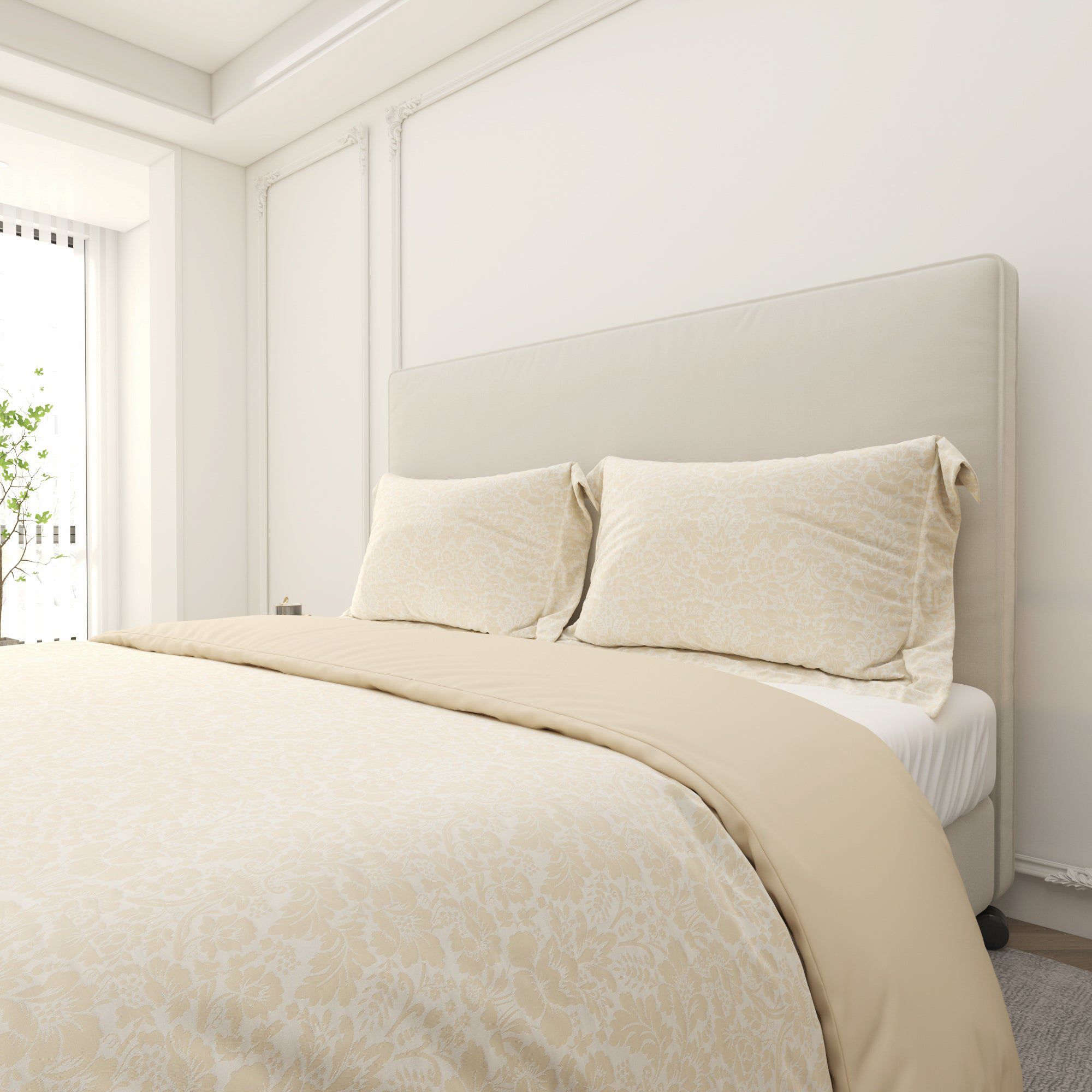 Printed Duvet Cover 3 Piece Set - Cotton