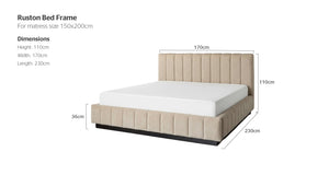 Ruston Bed Frame - 