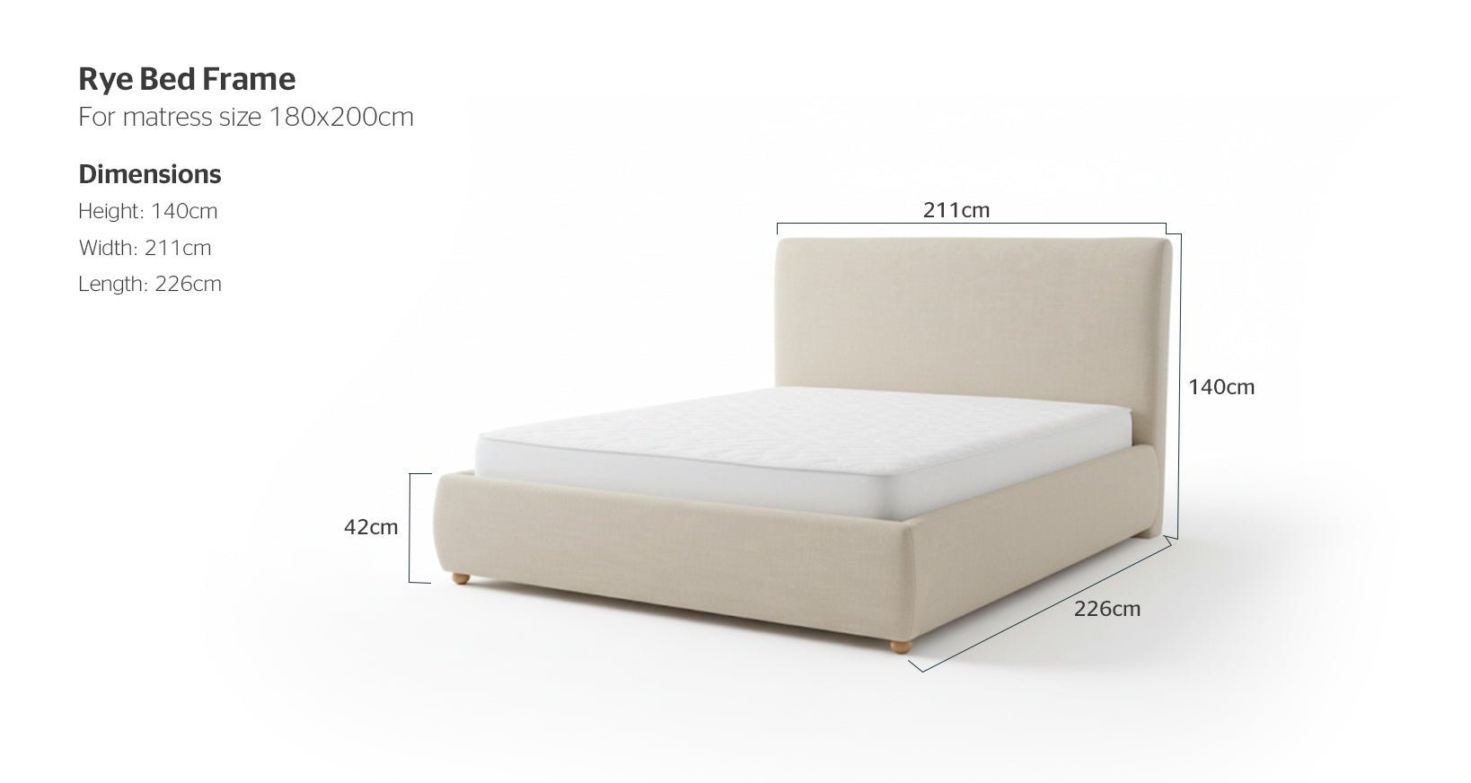 Rye Bed Frame - 