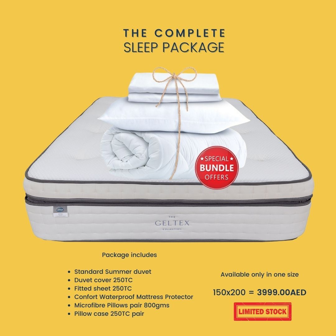 Geltex Pocket Ultra 3000 + FREE Complete Bedding Set